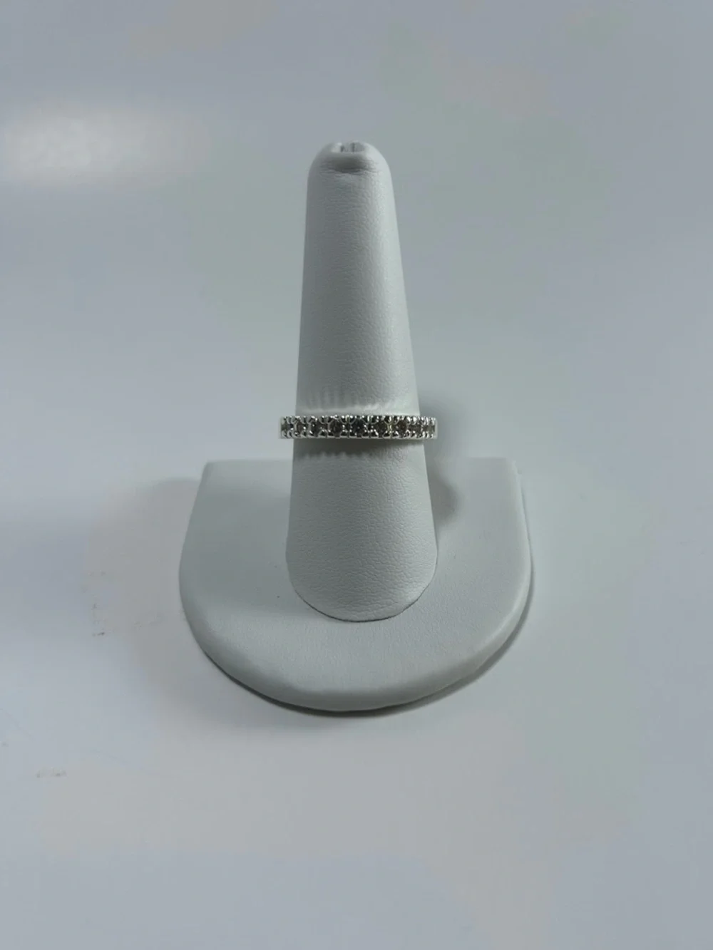 Charter Club Silver-Tone CZ Bridal Ring Set - Size 9